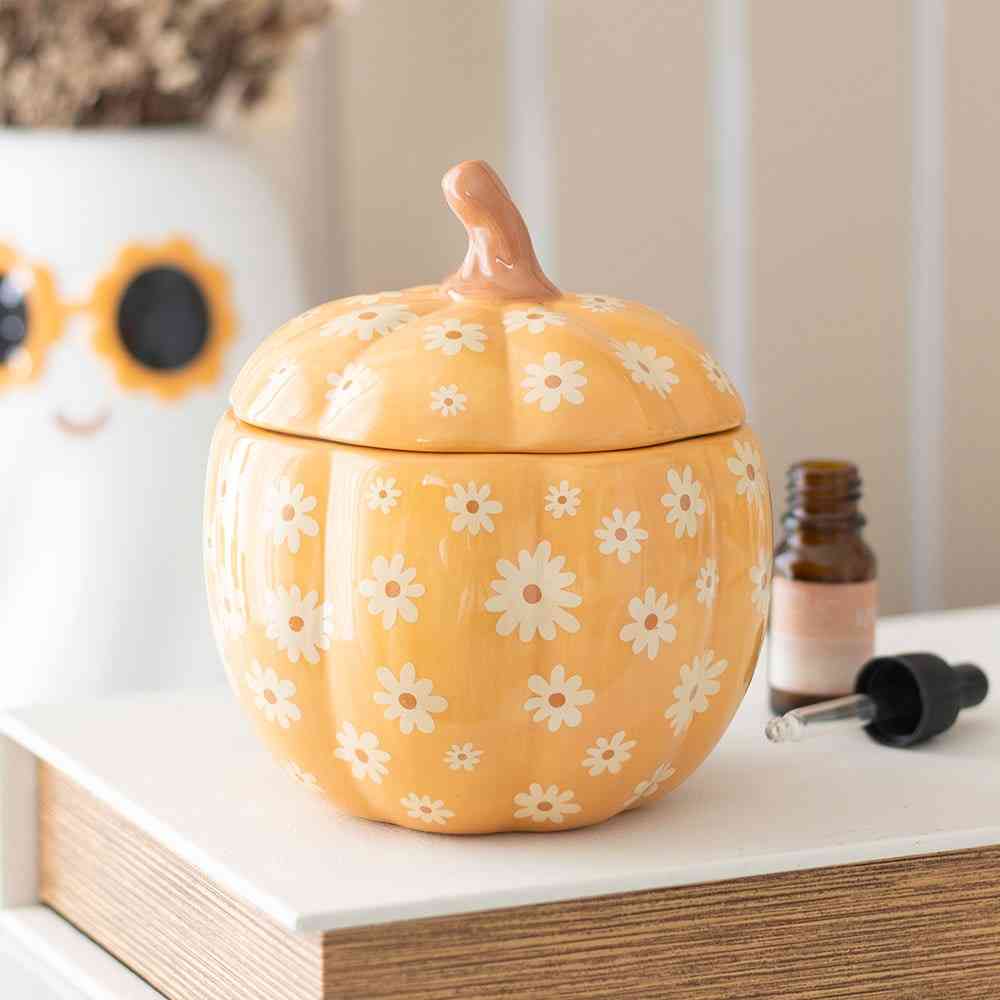 Something Different - Groovy Floral Pumpkin Oliebrander - Multicolours